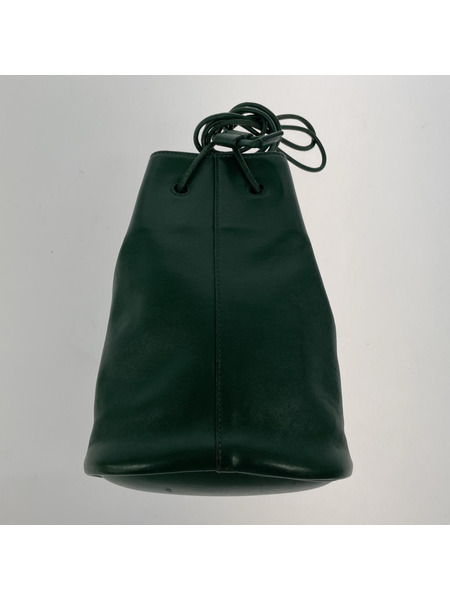 JIL SANDER ハンドバッグ ドローストリングバッグ 巾着ポーチ 緑