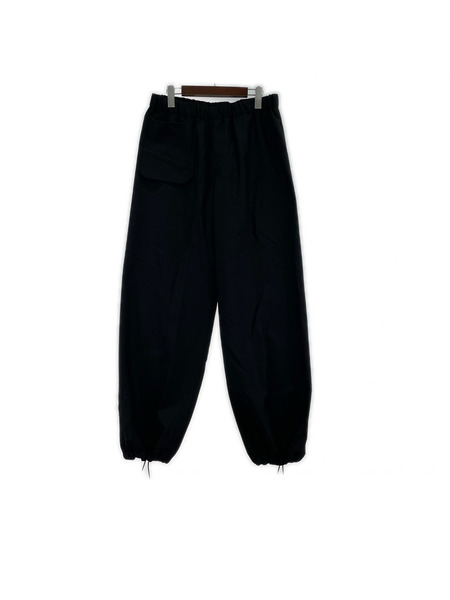 SUNSEA N.M Thickened w/耳 EASY PANTS イージースラックス 3 ブラック