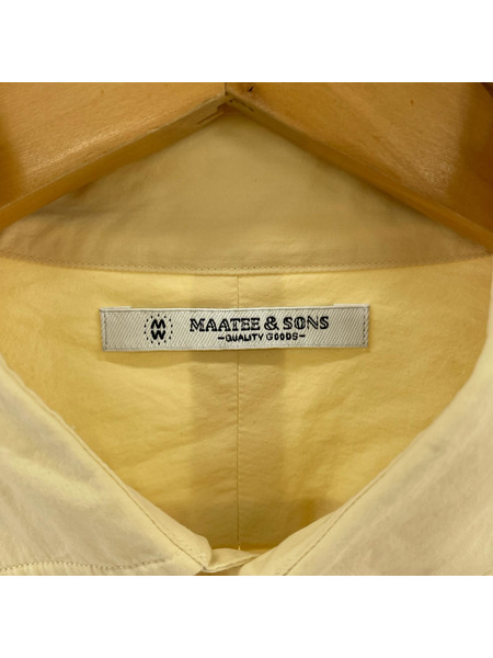 MAATEE&SONS 長袖シャツ 24SS LIAN 強撚ZZブロード 2
