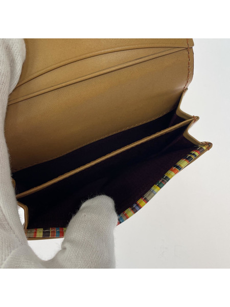 Paul Smith レザーカードケース ベージュ