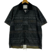 Sacai 23SS Eric Haze Bandana Print Shirt 23-03076M (1)