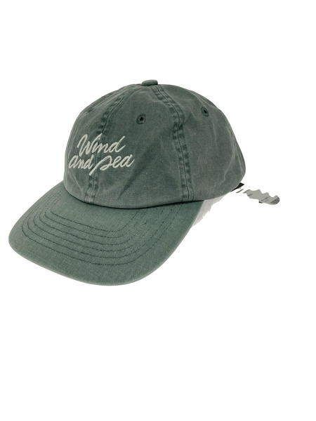 WIND AND SEA キャップ WASHED SUN CAP 緑
