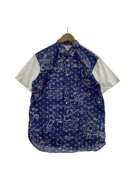 COMME des GARCONS×Disney S/S総柄プリント/シャツ/S[値下]