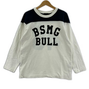 スウェット・トレーナー BULL ORIGINAL 白(M)