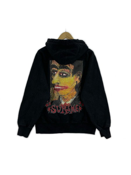 Supreme パーカー 18AW Portrait Hooded Sweatshirt (S) 黒