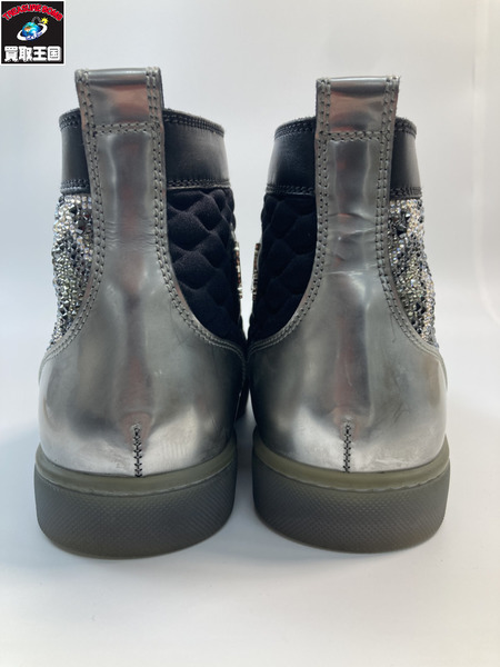 Christian Louboutin C.Louboutin クリスチャンルブタン ハイカットスニーカー スタッズ サイズ40 ブラック 25.0cm 