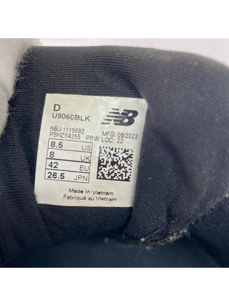 NEW BALANCE U9060BLK 黒 (26.5)