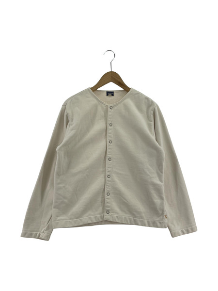 45R ジャケット 45RPM ノーカラー スウェット ジャケット アイボリー 3