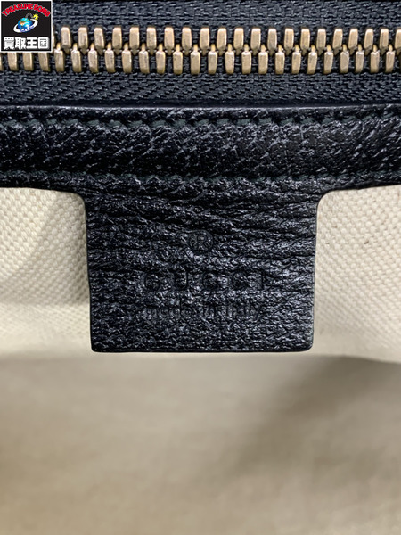 トートバッグ GUCCI ビースター 2Way 黒