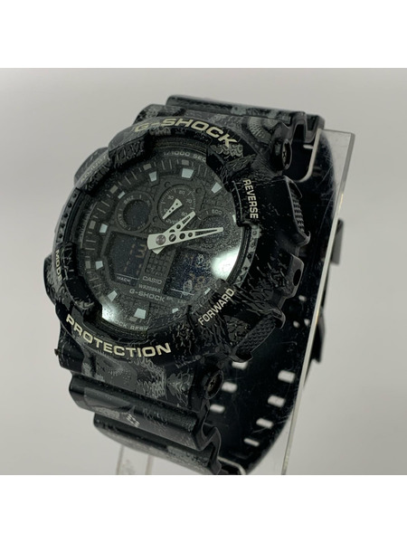 MARCELO BURLON G-SHOCK GA-100MRB デジタル 腕時計 ブラック 箱有