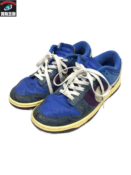 NIKE X UNDEFEATED NIKE DUNK LOW SP/27cm/青/ブルー/ナイキ×アンディ ...