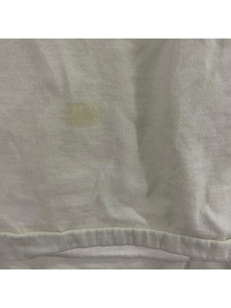 COOTIE 半袖Tシャツ・カットソー 短丈バックプリント 白 (M)