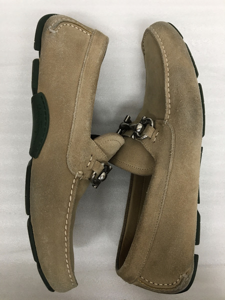 Salvatore Ferragamo ドライビングシューズ (7 1/2) ベージュ[値下]