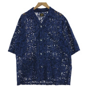 Needles CABANA SHIRT L ネイビー