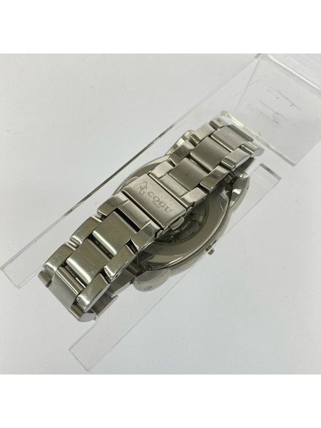 メンズ時計 COGU 自動巻キ/スケルトン/スクエア