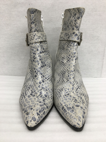 VERSACE パイソン型押し　サイドジップ（36 1/2）