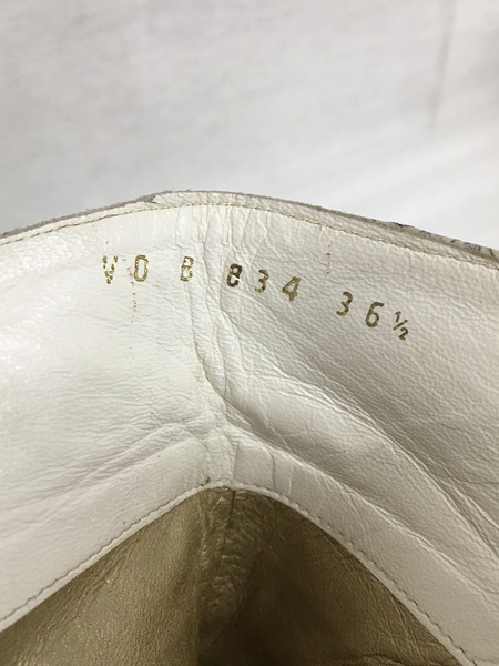 VERSACE パイソン型押し　サイドジップ（36 1/2）
