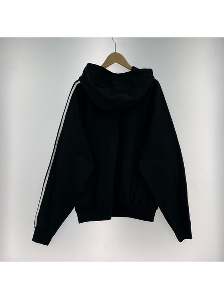 Y-3 25SS U CUTLINE HOODI POパーカー S ブラック