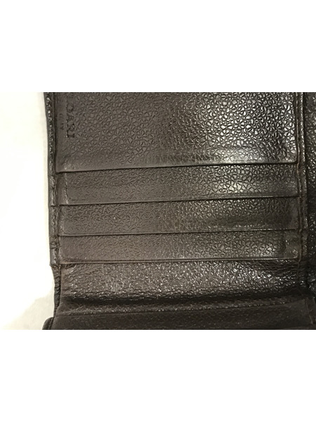 コンパクトウォレット BVLGARI グレインレザー 財布[値下]