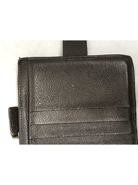 コンパクトウォレット BVLGARI グレインレザー 財布[値下]