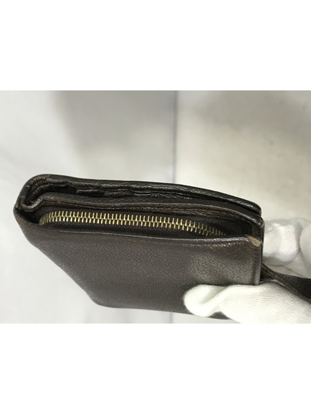 コンパクトウォレット BVLGARI グレインレザー 財布[値下]