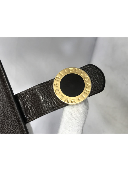 コンパクトウォレット BVLGARI グレインレザー 財布[値下]