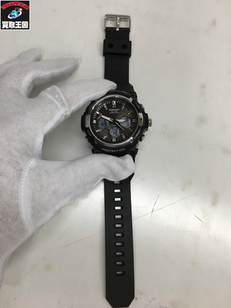 POPART ﾎﾟｯﾌﾟｱｰﾄ 腕時計/ｸｫｰﾂ/黒 POP-901AD