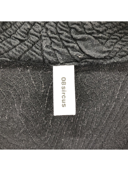 08sircus 23SS S/Sワンピース O ブラック[値下]