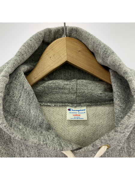 Champion パーカー REVERSE WEAVE (L) グレー