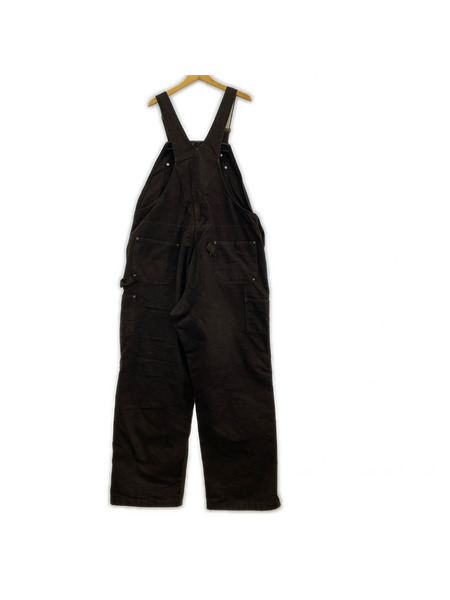 Carhartt オーバーオール・ツナギ10年製ダブルニーオーバーオール メキシコ製 焦ゲ茶