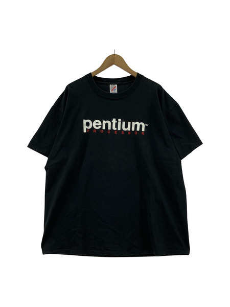 OLD・VINTAGE 90s USA製 intel 企業ロゴ プリントTee (XXL)[値下]