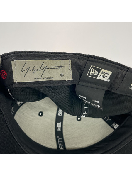 Yohji Yamamoto キャップ × NEW ERA 黒 (60.6cm)