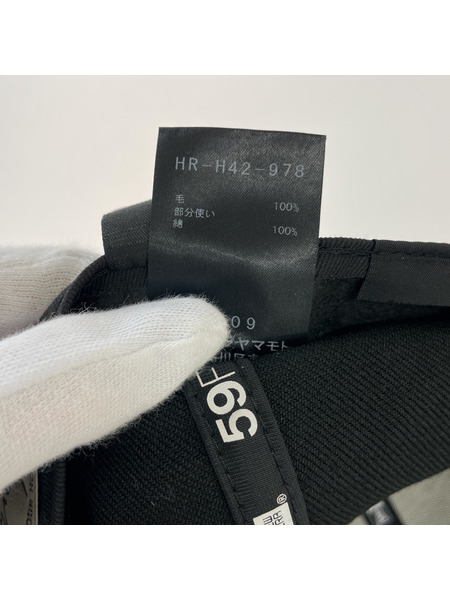 Yohji Yamamoto キャップ × NEW ERA 黒 (60.6cm)