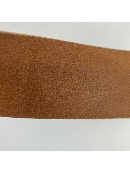 MAISON MARGIELA ソノ他 11ライン イタリア製 レザーベルト 茶