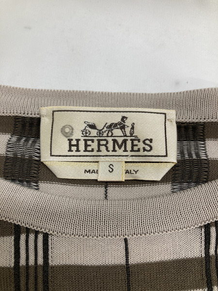 メンズラグ衣料 HERMES SSカットソー チェック
