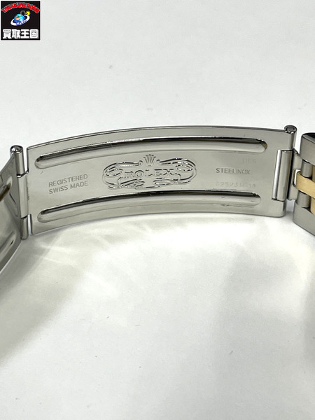 ROLEX ロレックス DATE JUST デイトジャスト 16233G SSxYG イエローゴールド 10Pダイヤモンド K番 メンズ オーバーホール 仕上げ済[値下]