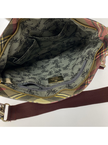 Vivienne Westwood ショルダーバッグ スクエア チェックショルダーバッグ