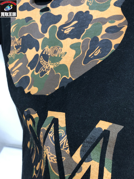 メンズラグ衣料 A BATHING APE HEAD S/S Tee sizeL