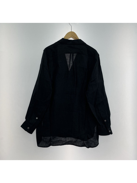 長袖シャツ 23SS 山内 ションヘルリネンツイル・テーラードカラーシャツ 2