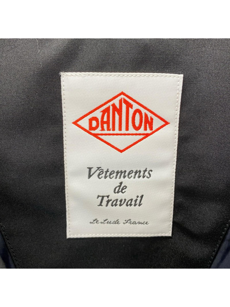 Danton ダウンジャケット フーデッドダウンジャケット (XS) 黒