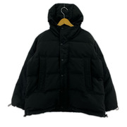 Danton ダウンジャケット フーデッドダウンジャケット (XS) 黒