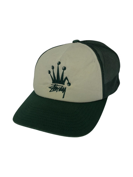 STUSSY キャップ メッシュキャップ/GRN/1311056