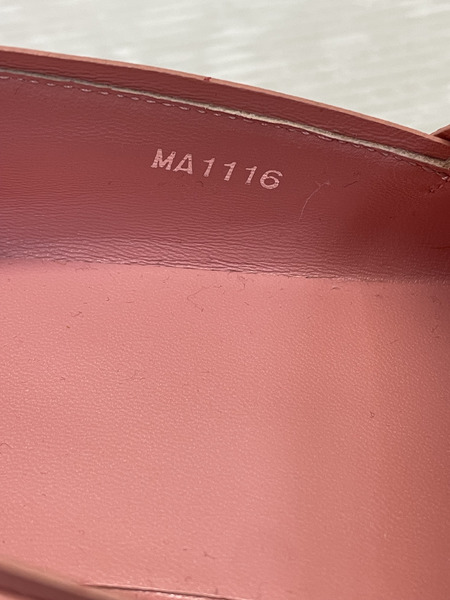 LOUIS VUITTON レザーフラワー エスパドリーユ 37 ピンク MA1116