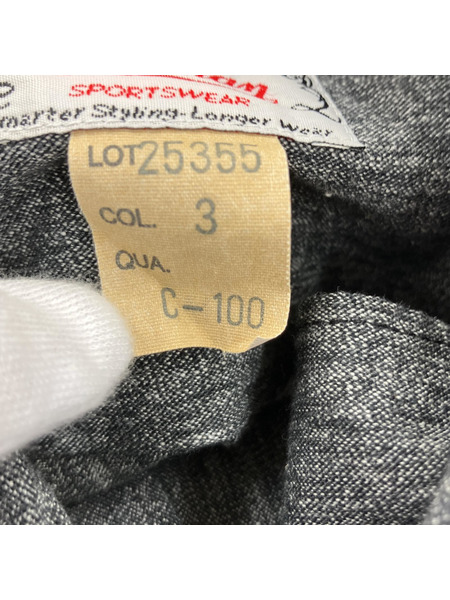 CUSHMAN 長袖シャツ シャンブレーシャツ グレー[値下]