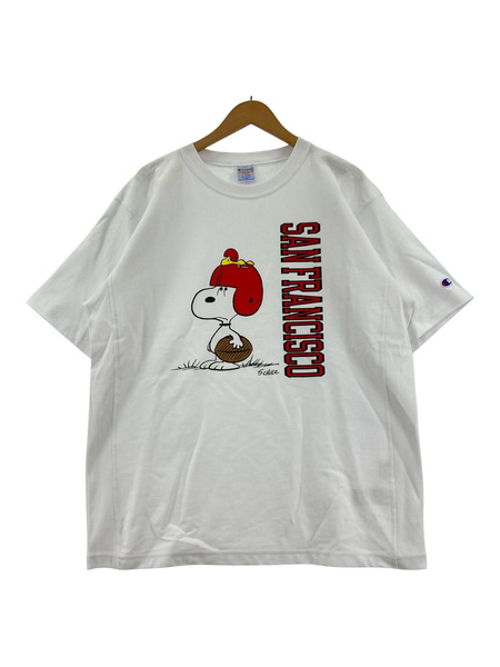 Champion 半袖Tシャツ・カットソー ×PEANUTS/REVERSE WEAVE/XL/C3-B352