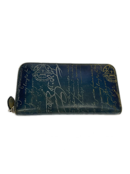 長財布 BERLUTI イタウバネオスリットレザー BLU[値下]