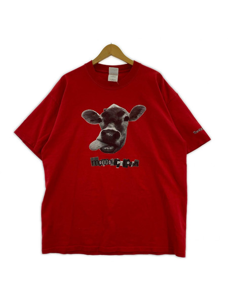 OLD・VINTAGE 00s GILDAN MOOOOLAPALOOZA COW (XL) 赤
