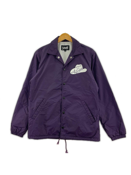ジャケット SCHOTT コーチジャケット パープル