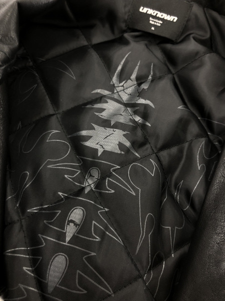 unknown jewel skeleton leather jacket XL unknown jewel skeleton leather jacket XL