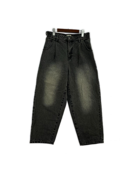 9090 デニム・ジーンズ バギー ブラック M